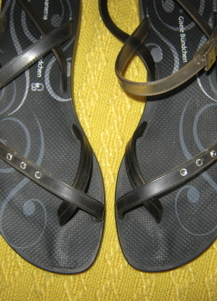 38 Beden siyah Renk İPANEMA GİSELE BÜNDCHEN grisiyahlı kusursuz jelly sandalet