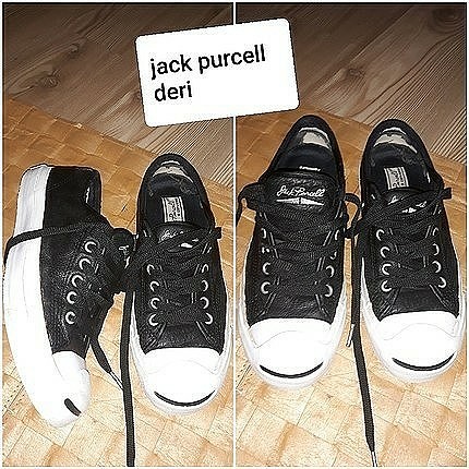 jack purcell deri sneakers