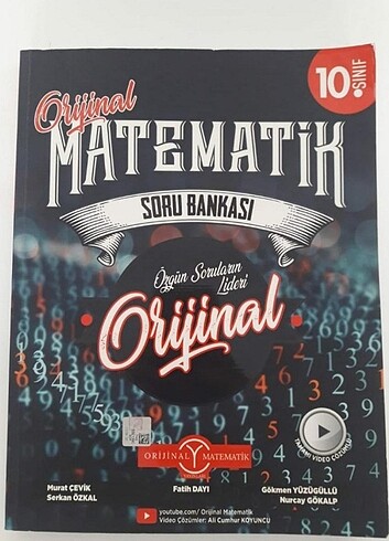 10.sınıf orijinal matematik 