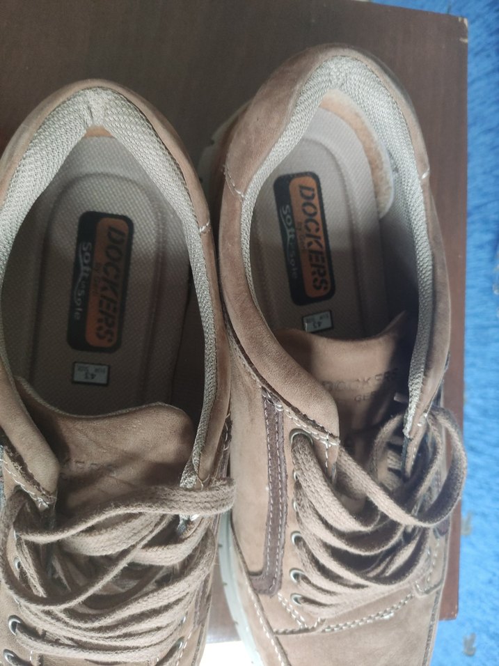 Dockers marka Bej Erkek ayakkabı - Günlük Sokak Stili - Görsel 4