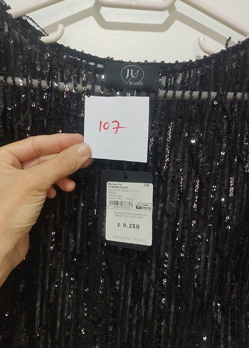 Püsküllü Siyah Kadın Uzun Kollu Tulum - Görsel 8