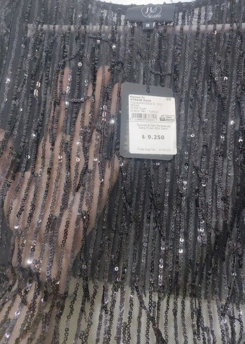 Püsküllü Siyah Kadın Uzun Kollu Tulum - Görsel 7