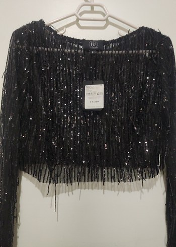 Püsküllü Siyah Kadın Uzun Kollu Tulum - Görsel 5