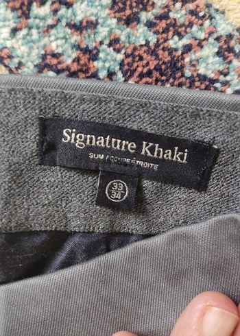 Gri Erkek Ofis Pantolonu Regular Fit - Görsel 8