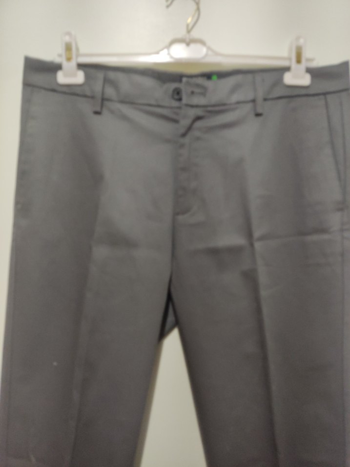 Gri Erkek Ofis Pantolonu Regular Fit - Görsel 2