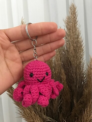 Ahtapot anahtarlık çanta süsü - Görsel 3