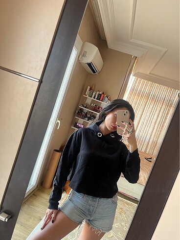 Koton siyah sweatshirt