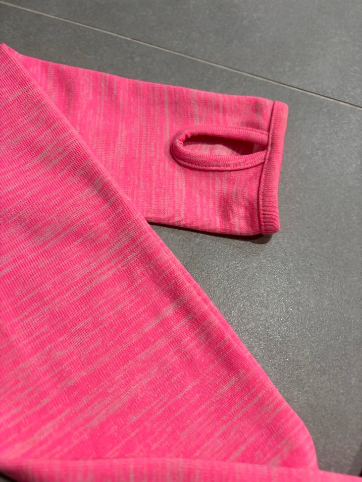 Fermuarlı Pembe Kadın Sweatshirt - Görsel 3