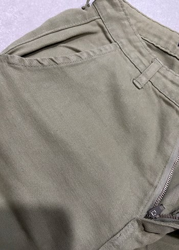 Düğmeli Loose Fit Kadın Pantolon - Görsel 2