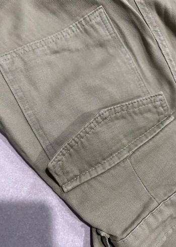 Düğmeli Loose Fit Kadın Pantolon - Görsel 3