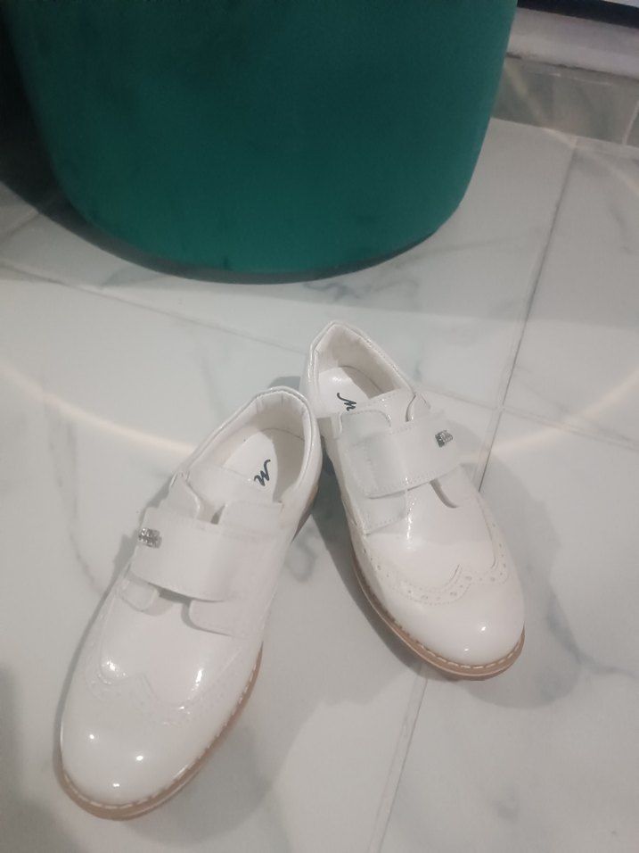 Beyaz özel gün ayakkabı - Görsel 2