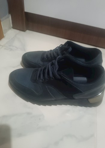 Siyah Bağcıklı Erkek Spor Ayakkabı HOTIC - Görsel 2