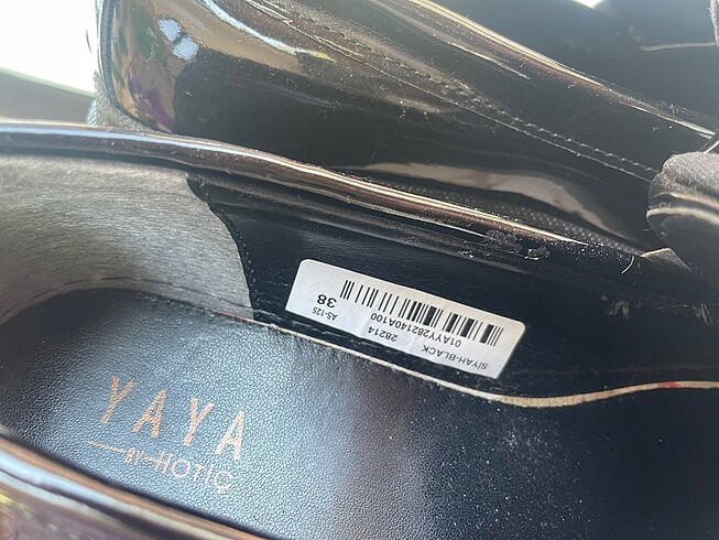 38 Beden siyah Renk Yaya By Hotiç Loafer