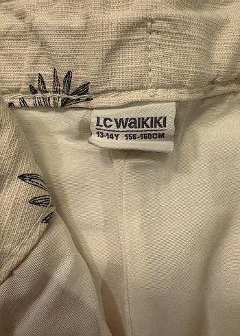 Bej Gri Desenli Rahat Kesim Pantolon - Görsel 4