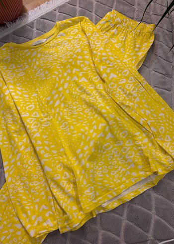 Sarı Kız Çocuk Pijama - Görsel 2