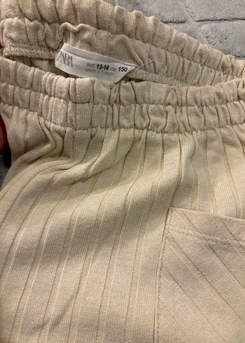 Bej Pilili Rahat Kesim Pantolon - Görsel 3