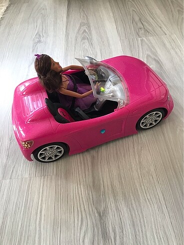  Beden Renk Barbie arabası ve Balerin Barbie
