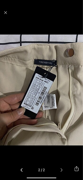 Trendyol & Milla Trendyolmilla pantolon kumaş bej