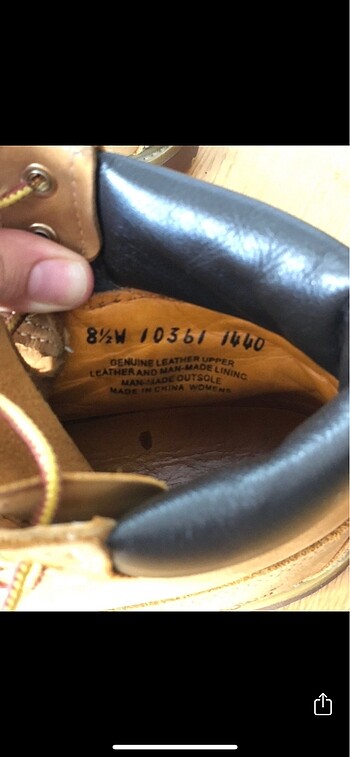 39 Beden camel Renk Timberland bot