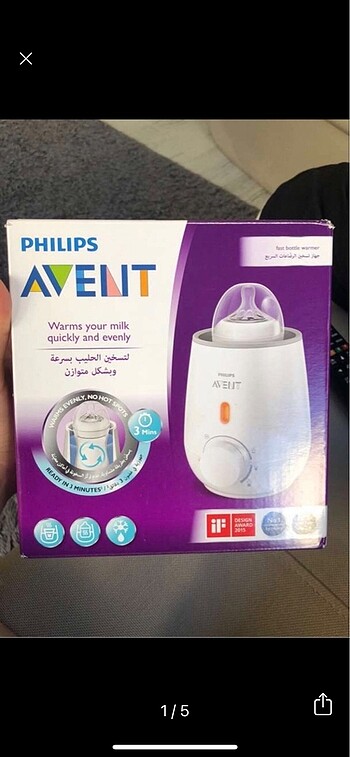 Philips avent biberon isitici