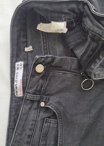 Bej Süet Rahat Kesim Kadın Pantolon - Görsel 9