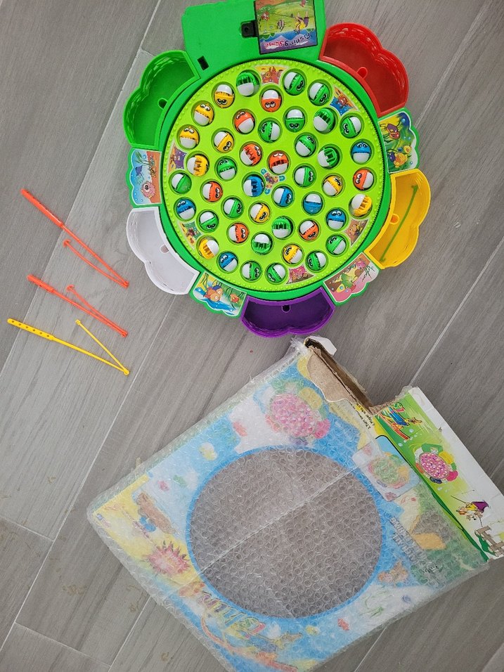 Renkli Balık Tutma Eğitici Oyuncak - Görsel 4