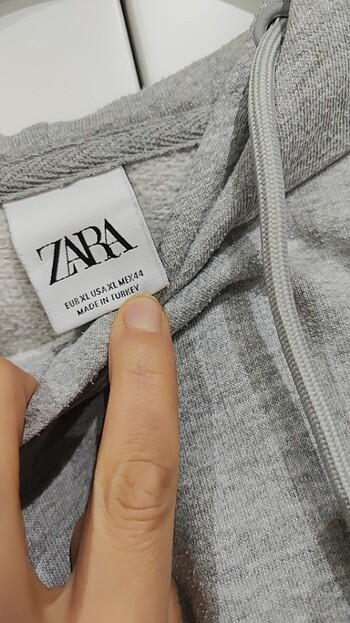 Zara Zara unisex kapüşonlu polar