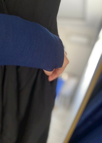 Siyah Kolsuz Hamile Uzun Tulum - Görsel 8