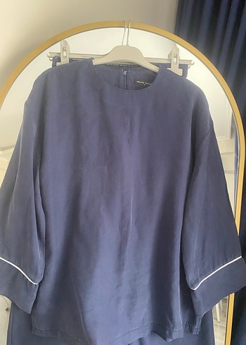 Lacivert Midi ikili Takım Uzun Kollu - Görsel 5