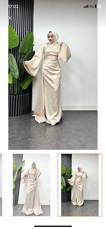 Diğer Zeyna model saten abiye