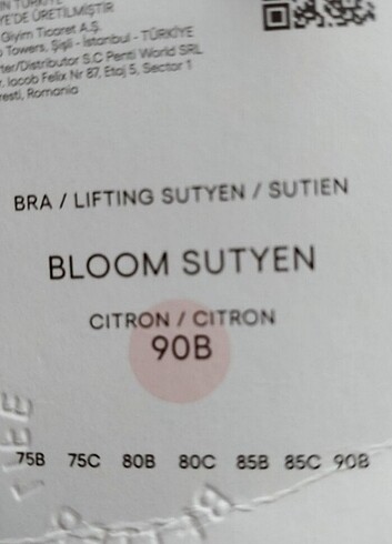 l Beden Penti..BLOOM SUTYEN. 90 B.