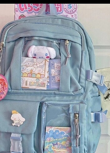 KORE Tarzı Cinnamoroll sırt çantası orijinal 