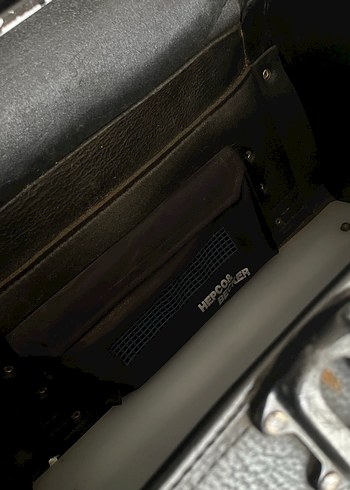 Siyah Deri Biker motor Çanta - Görsel 4