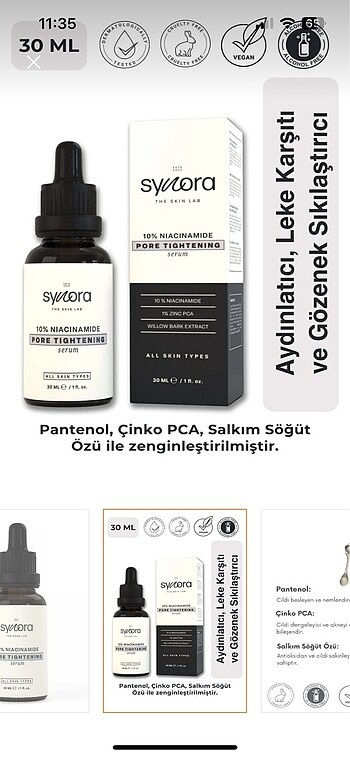 Niasinamid Gözenek Skilastric Serum