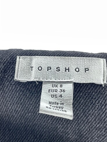 36 Beden siyah Renk Topshop Kısa Elbise %70 İndirimli.