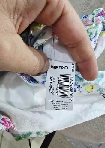 Çiçek Desenli Fırfırlı Bebek Kız Tulum - Görsel 3