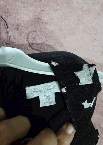 Kız Bebek Bağlamalı Siyah Tulum - Görsel 3