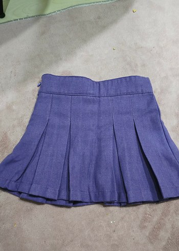 mini mor pileli etek - Görsel 2