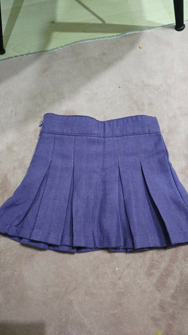 mini mor pileli etek - Görsel 2