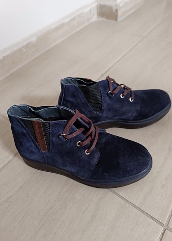 Erkek Lacivert Süet Bot Derimod marka - Görsel 2