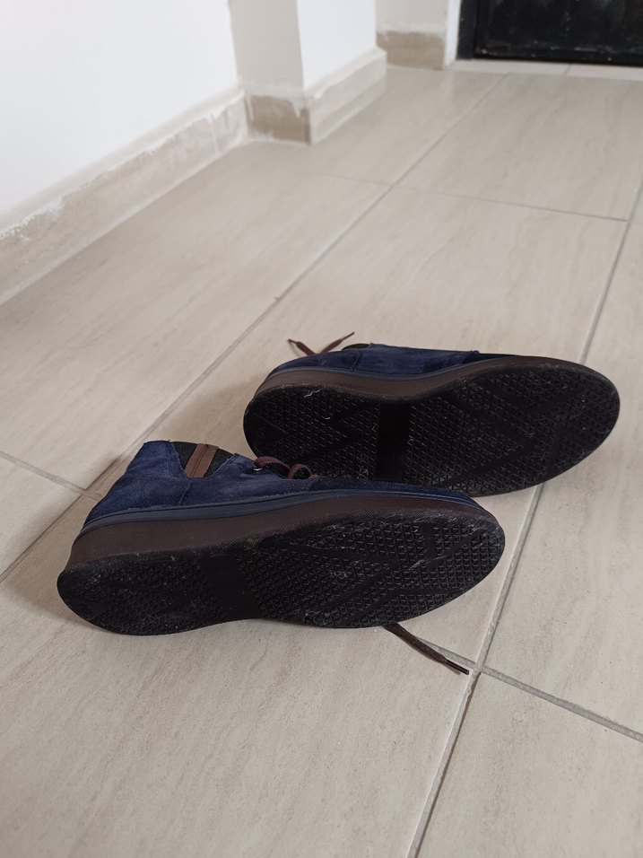 Erkek Lacivert Süet Bot Derimod marka - Görsel 4