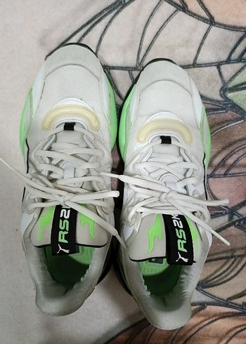 Yeşil Bağcıklı erkek pumaSpor Ayakkabı - Görsel 7