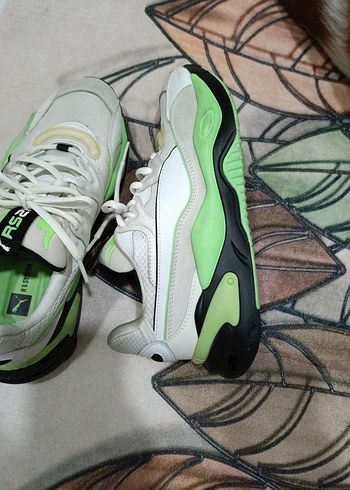 Yeşil Bağcıklı erkek pumaSpor Ayakkabı - Görsel 8