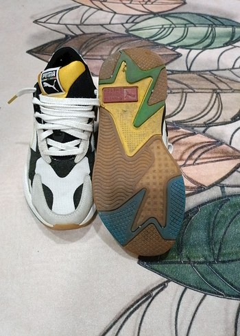 Puma Sarı Gri erkek Spor Ayakkabı - Görsel 6