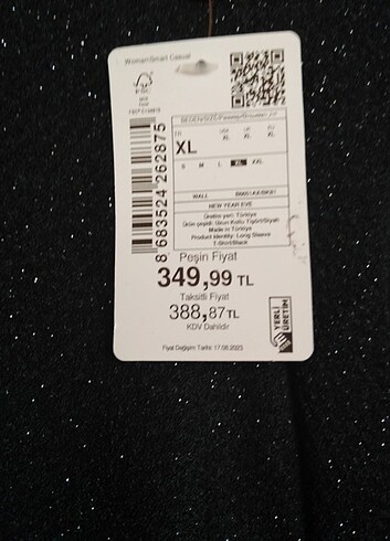 xl Beden siyah Renk Defacto simli bluz