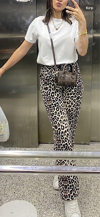 Trendyol & Milla Milla leopar pantolon