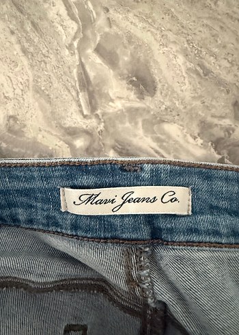 38 Beden Mavi Jean İspanyol Paça Kot