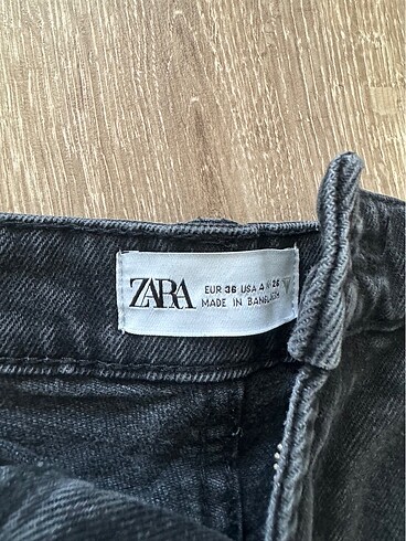 36 Beden Zara siyah kot şort