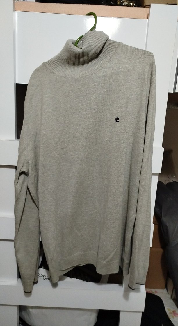 Gri Yün Kadın Uzun erkek Sweatshirt - Görsel 2