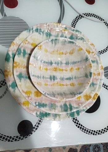 Pastel Renkli yemek takımı 18 parça - Görsel 4